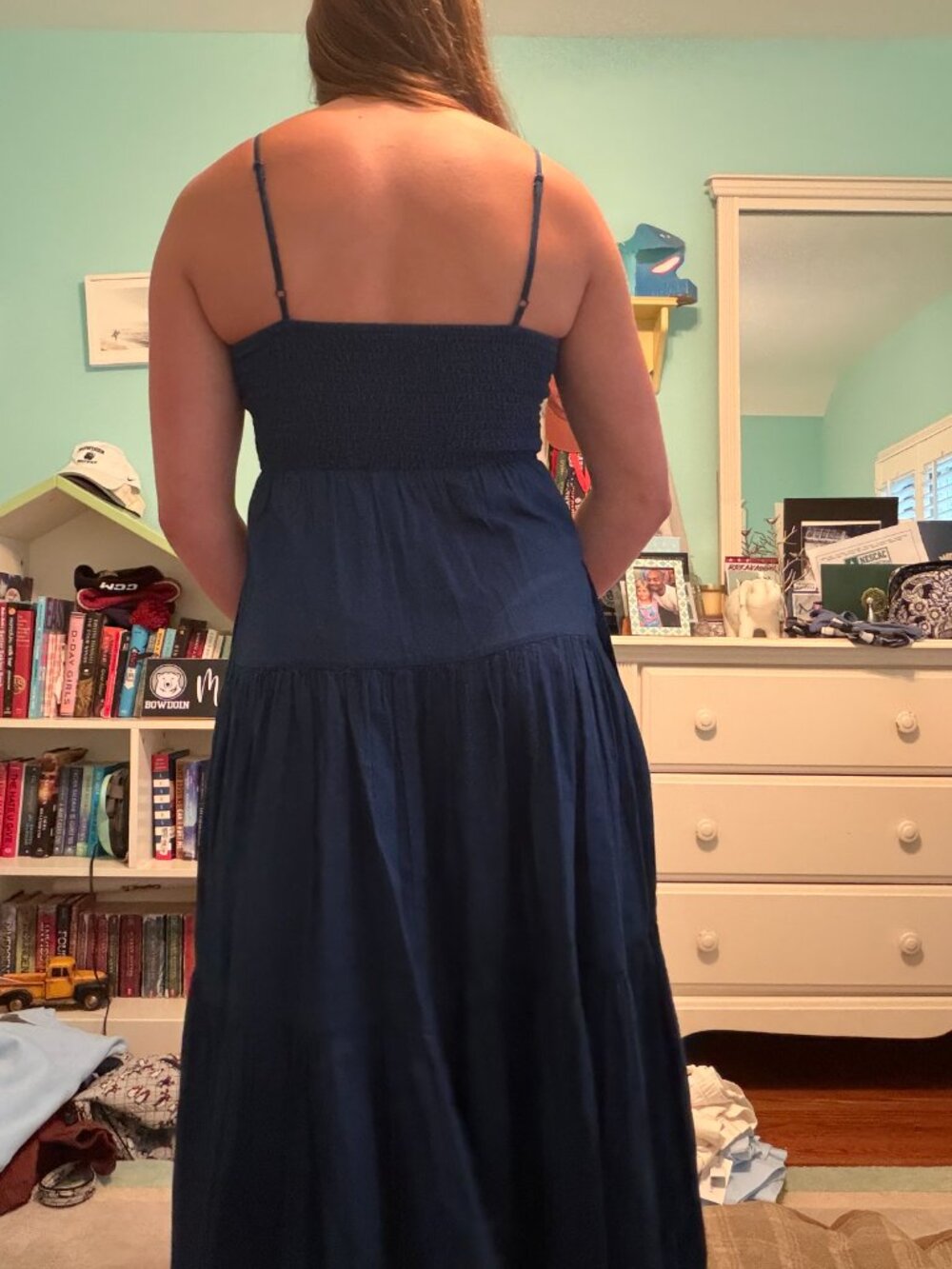 American Eagle Outfitters Navy Blue Maxi Dress - Picture 3 of 7